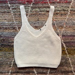 Knit tank top